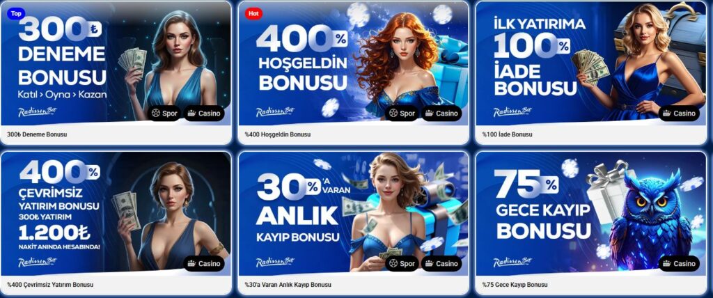 radissonbet bonus
